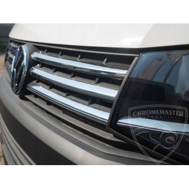Накладки на решетку радиатора (Omsaline, 7550082) Volkswagen T6 Transporter (2015-) бренд – Omtec (Omsaline) главное фото